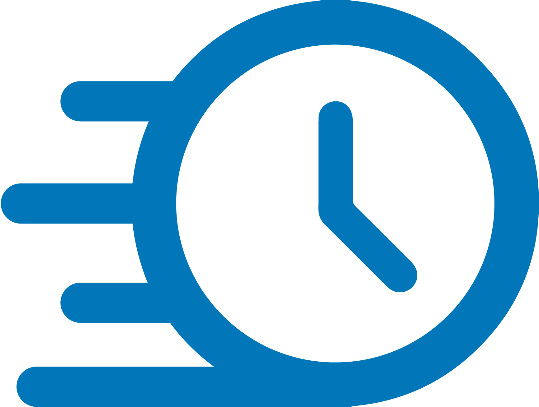 Blue time icon